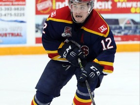 Former Wellington Dukes .Jacob Panetta, pictured in 2016, has been released by the Jacksonville Iceman of the East Coast Hockey League after allegedly making a racist gesture toward Jordan Subban. The league has suspended him indefinitely, pending a hearing under the collective bargaining agreement. Ed McPherson / OJHL Images