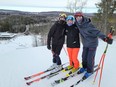 Pictured are members of the Batawa ski racing team who medalled at Craigleith Ski Club in Collingwood a slalom event. From left to right are Spencer Dullard-Krizay (U16 silver), Haleigh MacPherson (U19 silver), Ian Isbester (U16 gold).