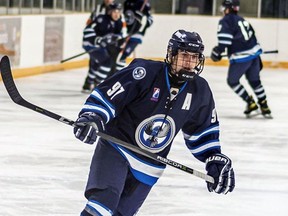 St. George Ravens players Nicholas Messier has been a huge contributor this season for the Greater Metro Junior A Hockey League team, scoring 19 goals and adding 51 assists for 70 points in 25 games. Among all GMHL players, Messier is tied for fifth in goals, 
first in assists and fifth in points.