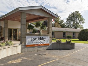 A COVID outbreak at Fox Ridge Care Community on West Street, that includes 81 residents and 29 staff members, seems to be easing. Expositor file photo