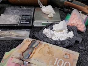 Grenville County OPP released this image in connection with a bust in Prescott on Thursday, Jan. 27
OPP photo