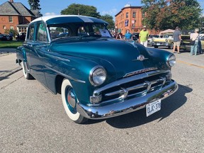 This 1952 Plymouth Cranbrook was on display at a car show in Thameville, Ontario in early September. Peter Epp