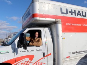 Business has been so good at the U-Haul rental outlet at Maple City Storage, it has earned the Top 100 dealers in North America for the month nine times between September 2020 and September 2021, says owner Richard Janssen seen here. (Ellwood Shreve/Chatham Daily News)