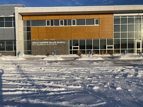 École Champs Vallee School is expected to exceed its 882-student capacity by the next school year. (Ted Murphy)