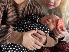 Scarlett Grace Bos was the first baby of 2022 at Alexandra Marine and General Hospital. Scarlett entered the world on Jan. 5 at 1:33 a.m. Submitted