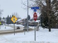 City officials are looking into traffic safety issues on 56A Street, including the intersection of 55th Avenue. (Ted Murphy)