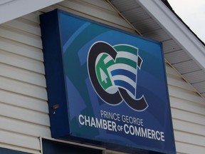 The Prince George Chamber of Commerce Office on Vancouver Street.