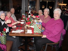 Seniors from Beauregard Manor enjoyed dinner on the house at Original Joe’s in Beaumont Jan. 26 thanks to the restaurant’s Share the Love contest. (Ted Murphy)