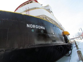M.S. Norgoma, housed at Roberta Bondar Marina in 2018, was, at the time, a subject of contention, with some branding it an eyesore and others hailing it as part of history and a a small tourist attraction the city should fund. JEFFREY OUGLER/SAULT STAR/POSTMEDIA NETWORK