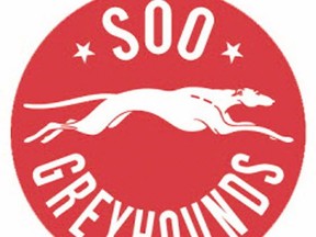 Soo Greyhounds or Sault Ste. Marie Greyhounds logo, 2017-18, Ontario Hockey League ORG XMIT: POS1709262247113554