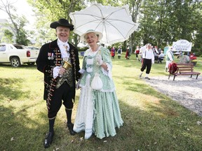 Les and Karen Whiting, of Petrolia, were on Amherst Island to compete in the Ontario Guild of Town Criers Provincial Championships on July 28, 2018.