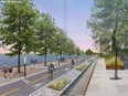 The proposed view of Ferry Dock Landing in Sarnia's new waterfront master plan. The plan calls for major changes to the waterfront, including spending $55 million over 15 years. (Sarnia waterfront master plan photo)