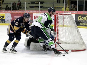 The Spruce Grove Saints defeated the Calgary Canucks on Tuesday. File Photo.