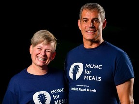 Rolly Lafantaisie and his wife Shelly are getting ready to wrap up the second annual Music for Meals fundraising campaign with a special virtual performance this Friday. Supplied