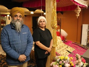 Kanwaljit Bains and her husband Bahadur Singh Bains have opened a Sikh temple in downtown Timmins. Dariya Baiguzhiyeva, Local Journalism Initiative