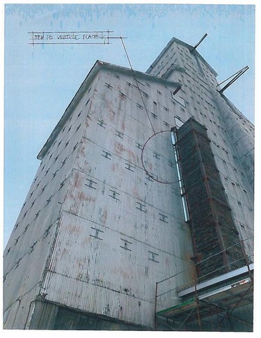 A written report presented to city council Tuesday night included a number of images illustrating the structural deficiencies with the McIntyre headframe.

Supplied image