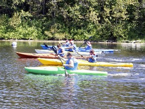 Paddlers get ready to race during the last Great Canadian Kayak Challenge and Festival which was held in August 2019. Amid the festival's two-year hiatus forced upon by the pandemic, Tourism Timmins has shifted its focus away from being the lead organizer of community events, as had been the case when it spearheaded the kayak festival.

The Daily Press file photo