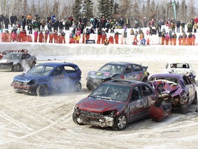 A demolition derby marked the closing event of the Cochrane Winter Carnival held in February 2020. That was the last winter carnival held in Cochrane before community were being curtailed due to the pandemic.

The Daily Press file photo