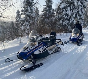 RCMP conducted snowmobile patrols earlier in January and reported that there were no traffic infractions. Photo supplied RCMP