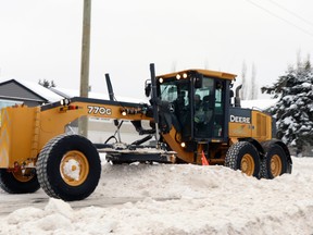 The public works crew has been busy with snow clearing, but now work will be postponed.