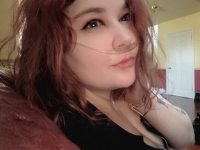 Brandi Skyring, a 23-year-old Stratford woman living with cystic fibrosis, is asking for financial support from the community as she faces the prospect of a second double-lung transplant after the set of lungs she received in 2018 continues to be rejected by her body. Submitted photo