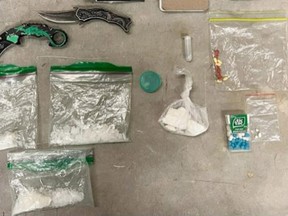 West Grey Police Service officers seized crystal meth, cocaine and ecstasy after recent arrests in Ayton.