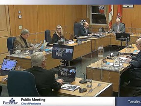 Pembroke city council approved the City's 2022 budget during its meeting on Feb. 1. Screen capture