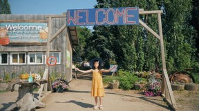 10-year-old Kyssara Mueller of the park is settling into her role as the host of a children's cooking TV miniseries. Photo provided
