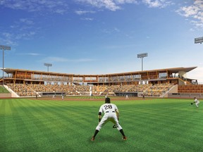 The Edmonton Prospects Baseball Club will announce the name of its forthcoming ballpark in Spruce Grove during a public event at The Links Golf Course on Thursday, Feb. 17. Photo provided by Edmonton Prospects Baseball Club.