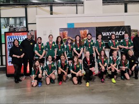 The U13 Spruce Grove Green Dragons soccer team recently won gold at the Edmonton Minor Soccer Association's (EMSA) FC Memorial Challenge Tournament. Photo by Dean Gaskarth.