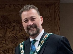 Woodstock Mayor Trevor Birtch is facing growing calls to step aside after he was charged last week with assault, sexual assault and sexual assault with choking.  The city's chief administrative officer said Birtch remains as mayor.  (Kathleen Saylors/Postmedia Network)