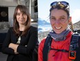 Sisters Thea Whitman, left, and Ellen Whitman are both thriving in their individual science-based careers. Natural Resources Canada