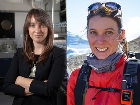 Sisters Thea Whitman, left, and Ellen Whitman are both thriving in their individual science-based careers. Natural Resources Canada