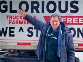 Tenth-generation Prince Edward County farm owner Lloyd Crowe said he isn't "going anywhere" after spending nearly three weeks parked in his truck in downtown Ottawa as part of the Freedom Convoy 2022.