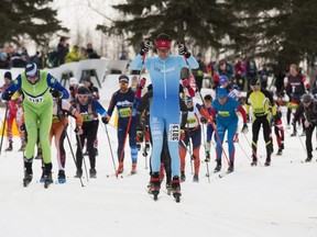 The Canadian Birkebeiner cross-country ski festival attracted more than 1,300 skiers last weekend. David Bloom/Postmedia