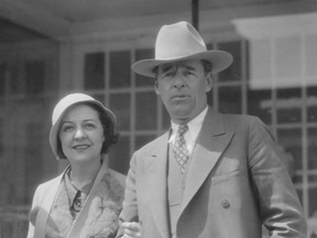 Flores LaDue and Guy Weadick, in Oklahoma