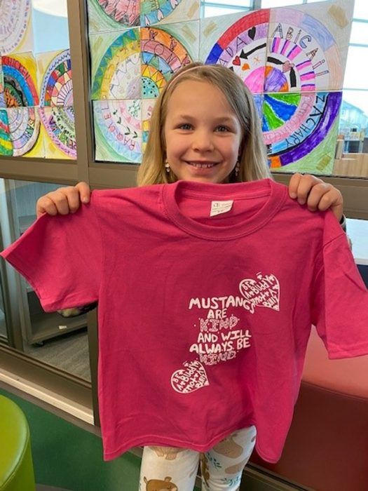 Davidson Creek students create custom Pink Shirt Day designs