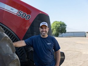 Chris Allam with Allam Farms Partnership and his family have enjoyed farming in Strathcona County for over 70 years. Photo Supplied