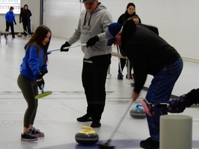 Curlers at the Fairview Curling Club. / PHOTO BY SUPPLIED