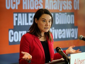 Alberta NDP Opposition Finance Critic Shannon Phillips. PHOTO BY LARRY WONG / Postmedia, file.