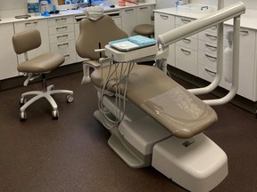The new dental chair at the Grey Bruce Health Unit’s dental clinic in Markdale. SUBMITTED