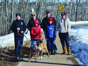 Getting out on the trails is one way families can take part in the 120-Minute Challenge. (File photo)