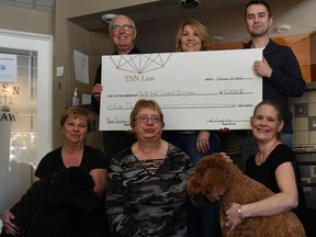 TSN Law, a local law firm in Nipawin, has donated $5,000 to the new Carrot River School, Omar Sherif / The Journal