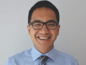 Ninh Tran will take over from Joyce Lock as the medical officer of health for Elgin and Oxford counties on March 21, Southwestern Public Health announced Monday. Tran is the associate medical officer of health for Hamilton Public Health Services. (Supplied photo)