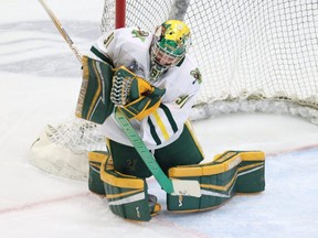 University of Vermont goalie Jessie McPherson of Chatham, Ont. (Nich Hall/Vermont Catamounts Photo)