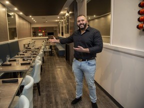 Rami Sefian has opened a new restaurant, Mezza RestoBar, in London, Ont. (Derek Ruttan/Postmedia Network)
