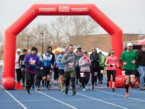 Runners start on a past Legacy Run to End Family Violence. The run is being hosted again this year at Ed Eggerer Park on May 15. Photo by Hudyma Photography