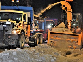 The downtown section of Pembroke Street will be closed overnight Feb. 2 into Feb. 3 to allow for snow removal operations. Postmedia file photo by Derek Baldwin