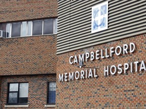 The medical wing of Campbellford Memorial Hospital is closed to admissions due to an outbreak of COVID-19, officials announced Friday.