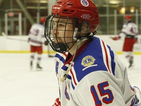 South Grenville Jr. C Rangers captain Jordan Poulin. The Rangers will take on the Morrisburg Lions in the opening round of the NCJHL playoffs. Game one of the best-of-five series will be in Cardinal on Saturday.
File photo/The Recorder and Times